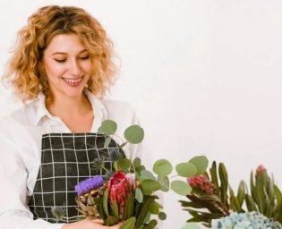 Букет из кустовых хризантем Сочи